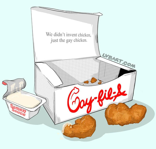 Gay Chicken Fine Art Print