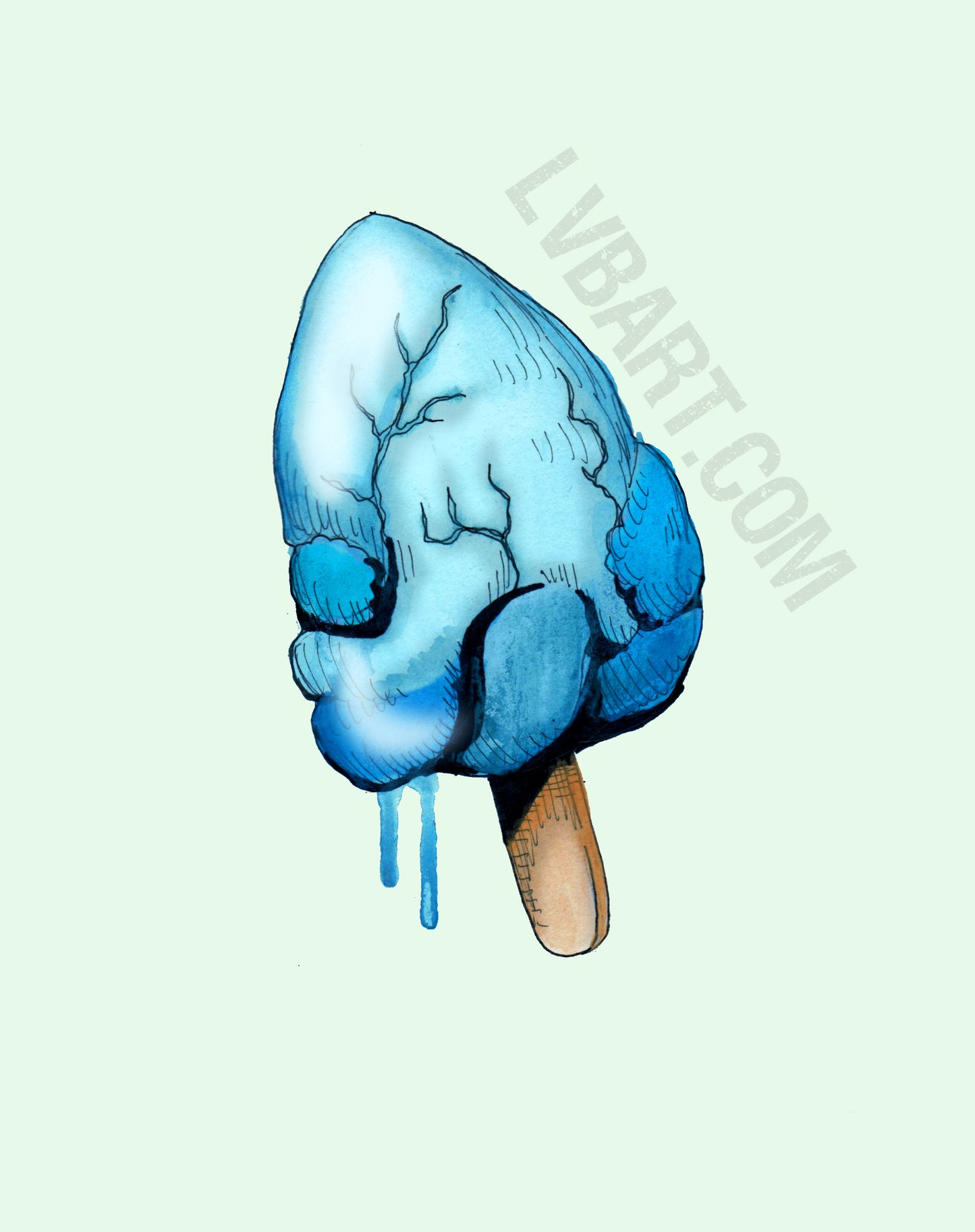 Heartsicle Fine Art Print