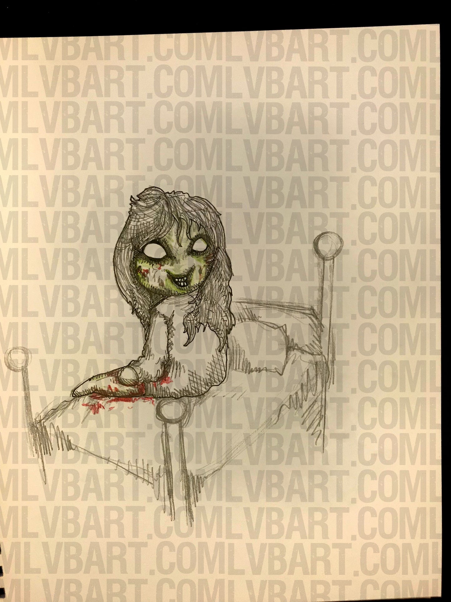 The Exorcist 9x12 ORIGINAL Artwork