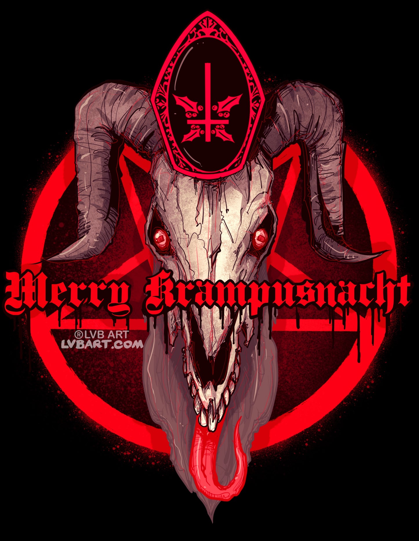 Merry Krampusnacht Fine Art Print