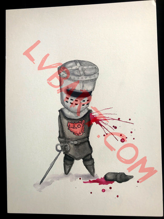 But A Scratch 11x15 ORIGINAL Artwork