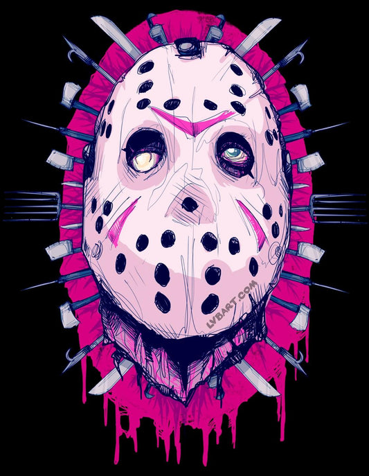 Neon Voorhees II Fine Art Print