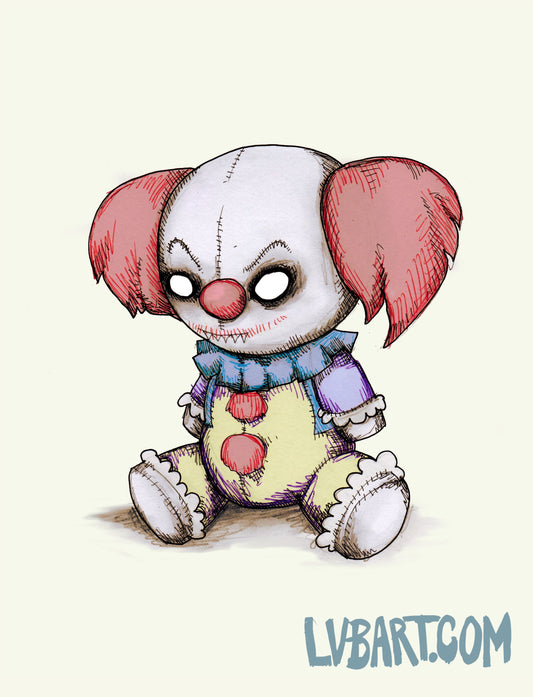 Pennywise Plush Fine Art Print
