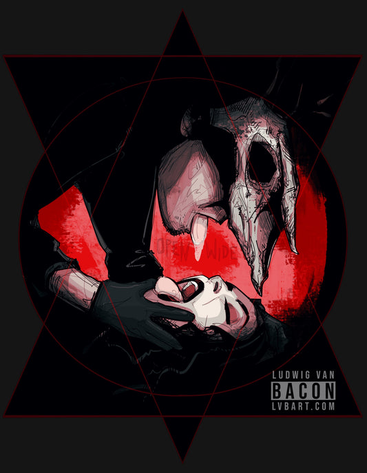 Deer Daddy Series 11: Open Wide Fine Art Print