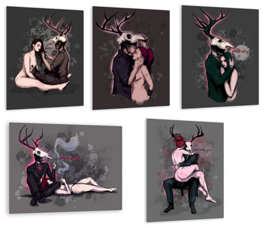 Deer Daddy 5 Print Pack The Aftercare Edition Fine Art Print