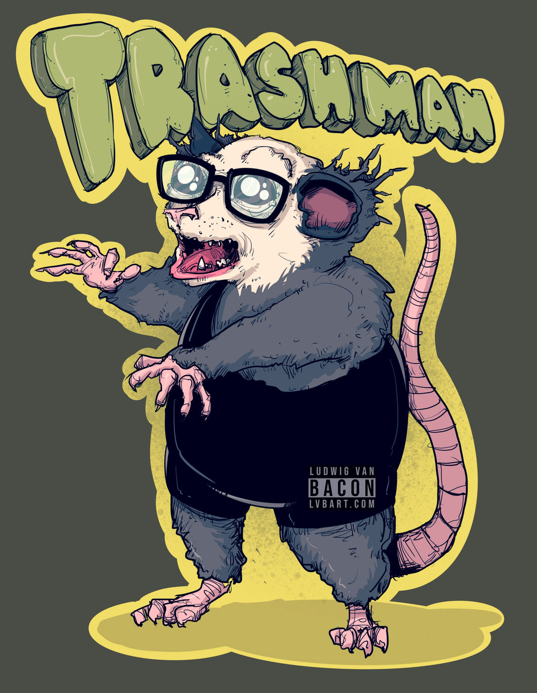 Trashman Fine Art Print