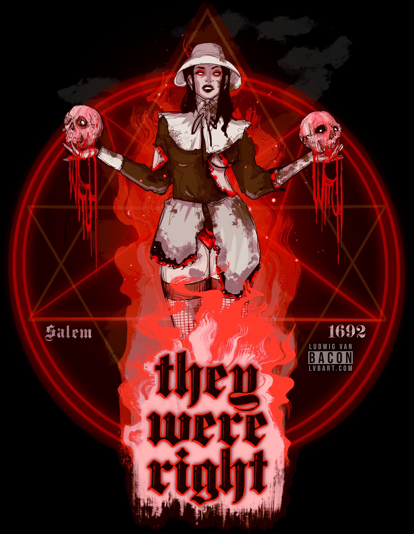 The Salem Witch Fine Art Print