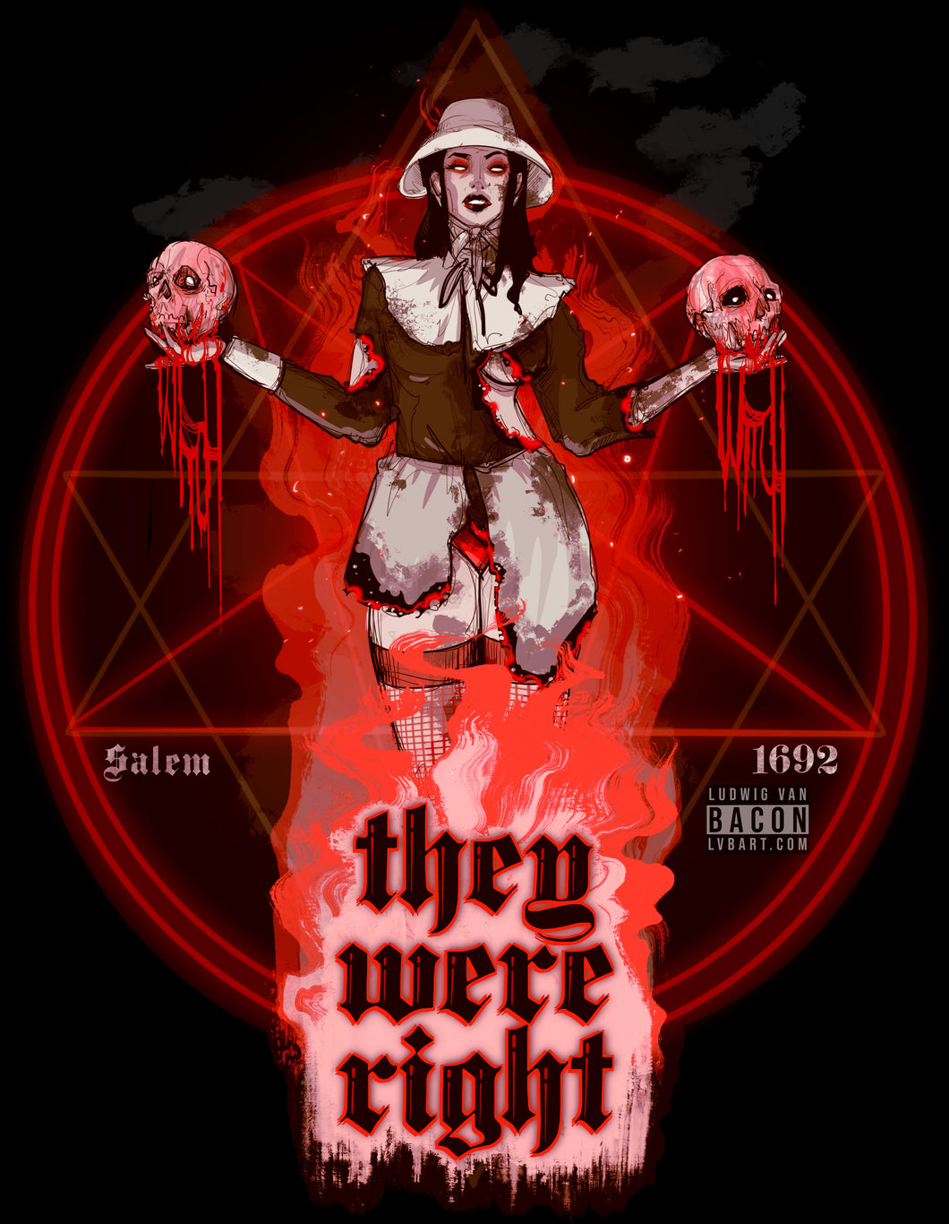 The Salem Witch Fine Art Print