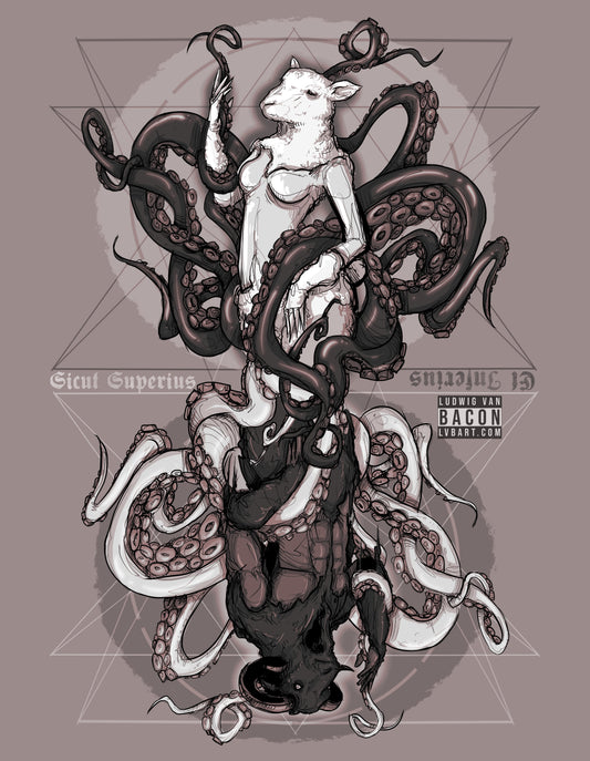 As Above So Below Octo-Ovis Fine Art Print