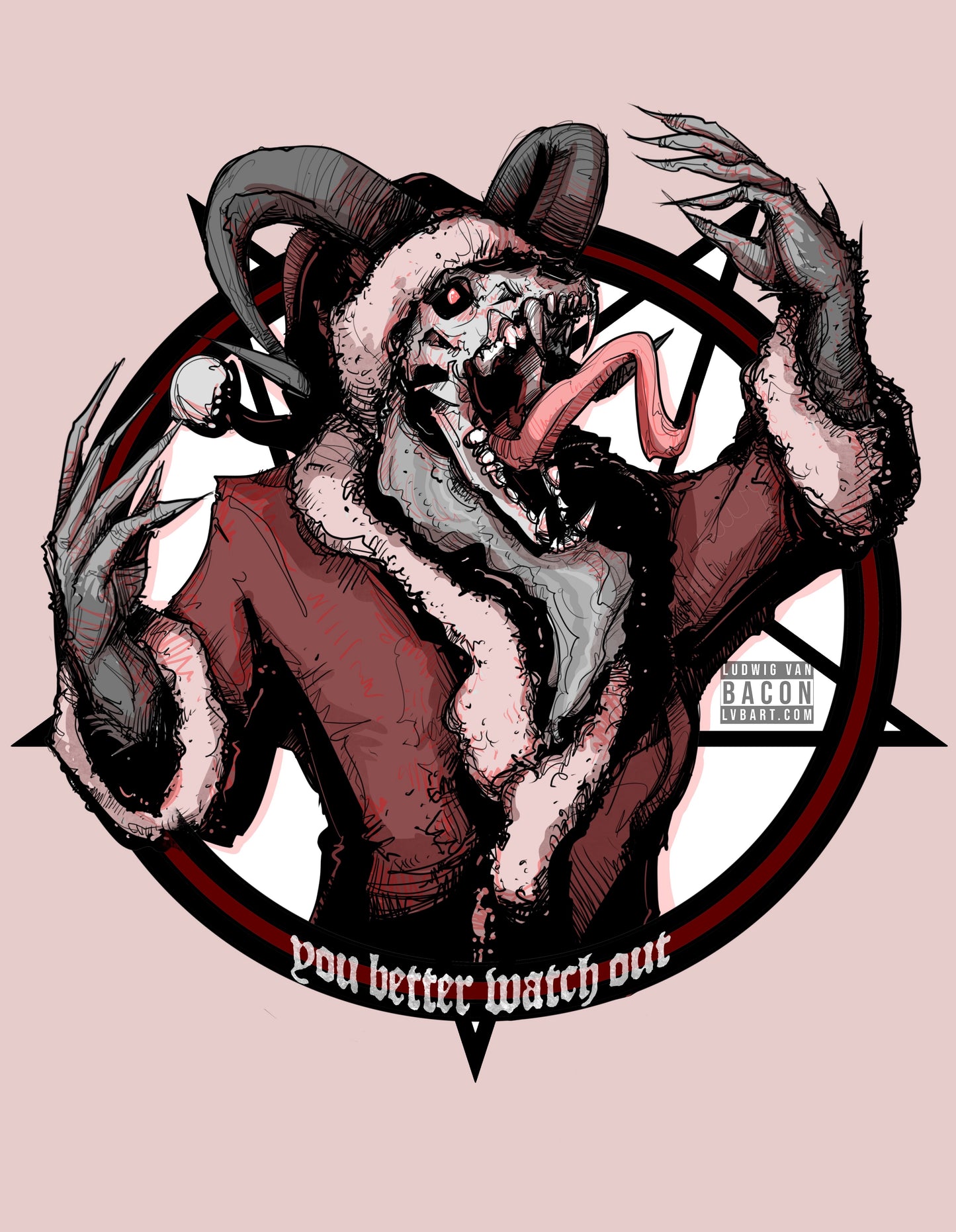 You Better Watch Out Fine Art Print
