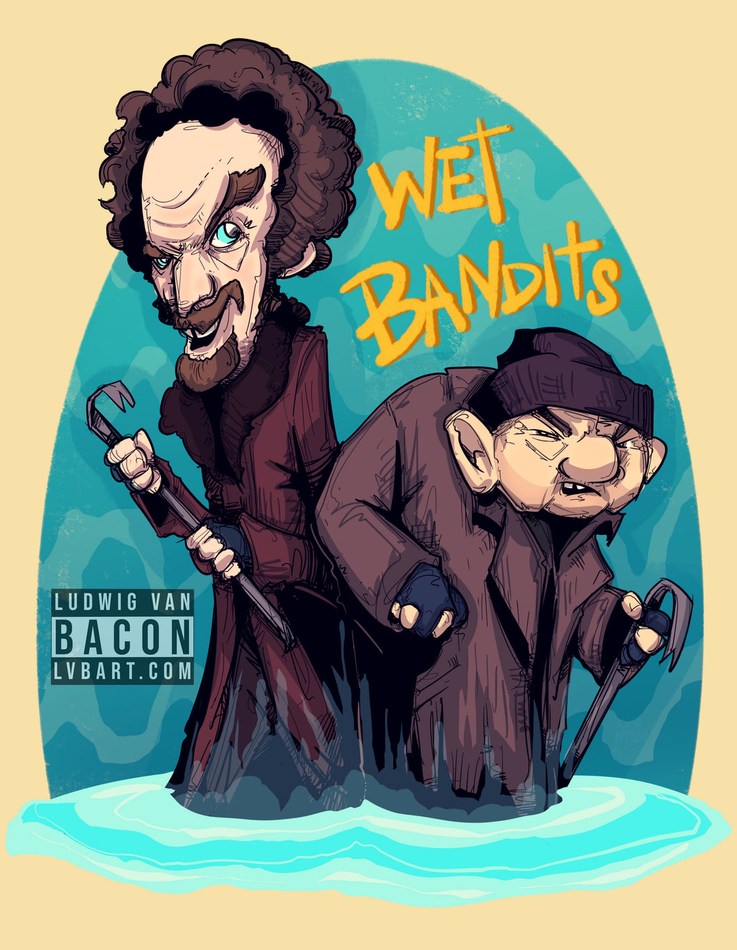 Wet Bandits Fine Art Print