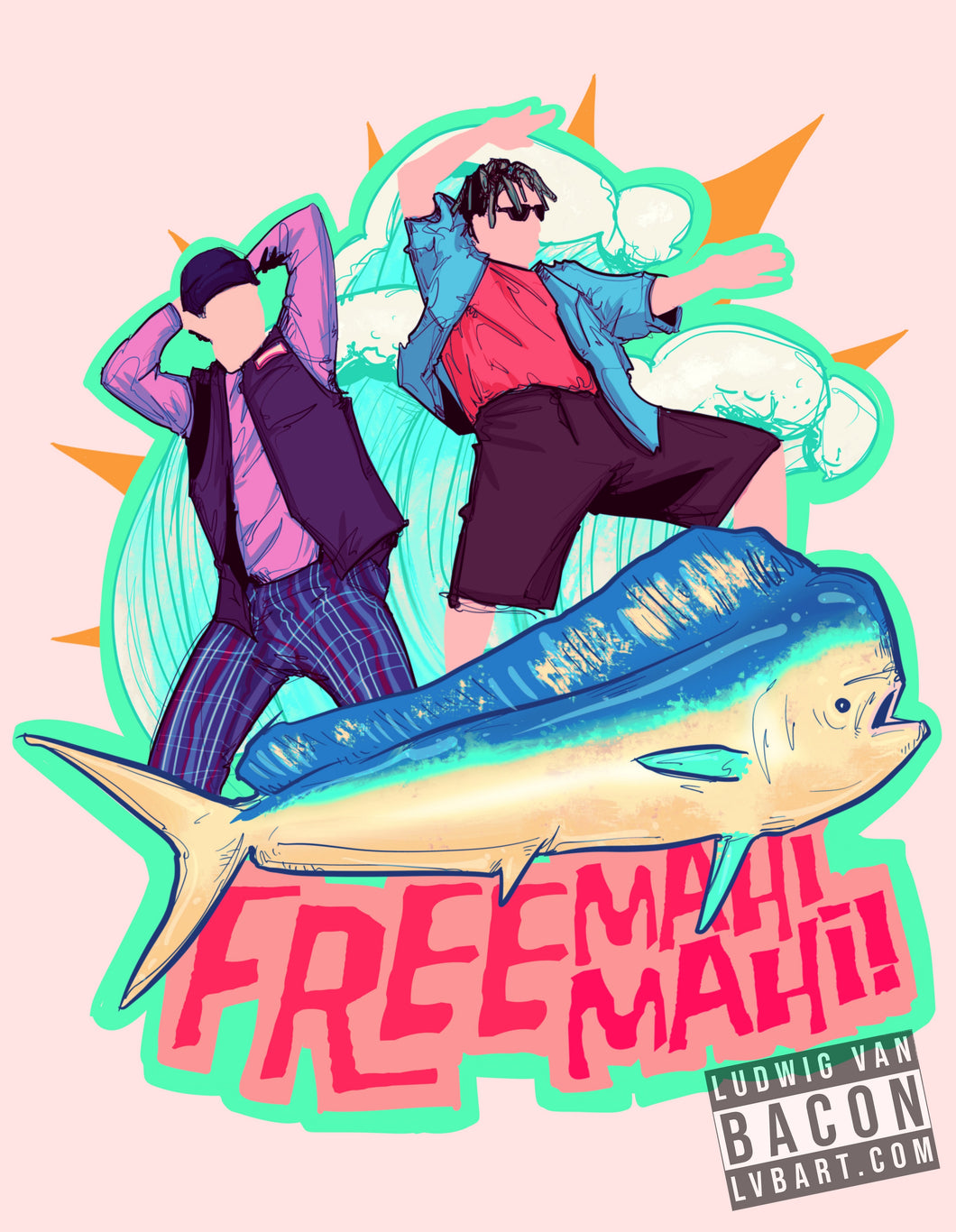 Free Mahi Mahi Fine Art Print