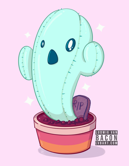 Spooky Succulent Fine Art Print
