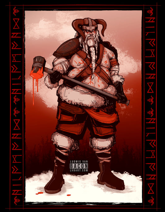 Saint Nicomond The Red Fine Art Print