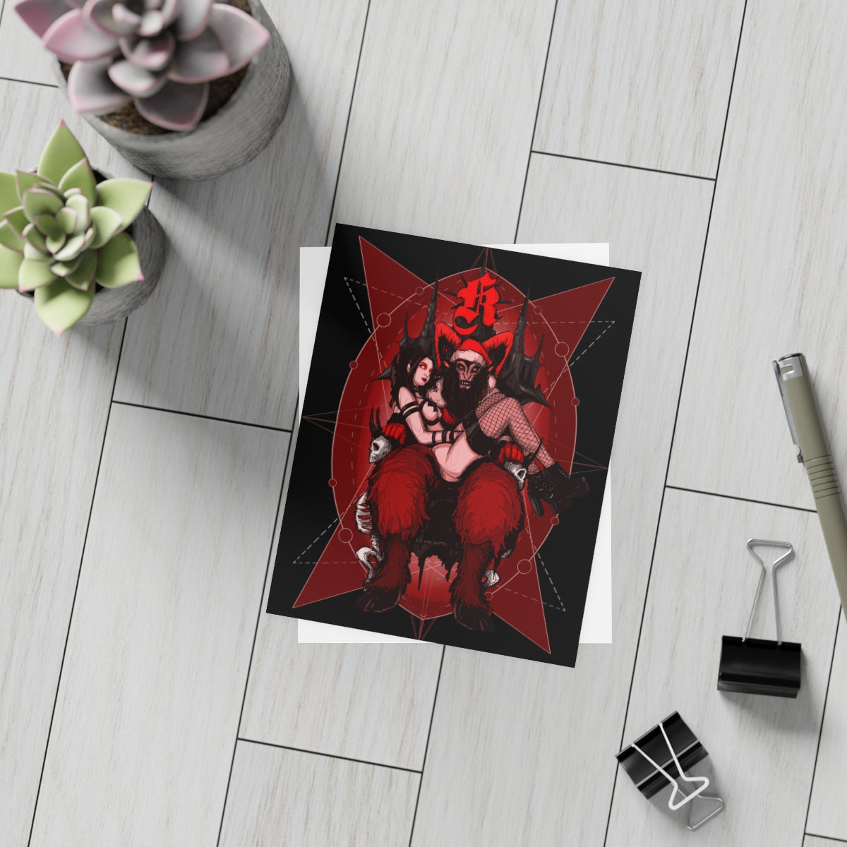 Krampus Baby Greeting Card Bundles (10, 30, 50 pcs)