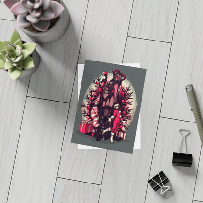 Lady Krampus Greeting Card Bundles (10, 30, 50 pcs)