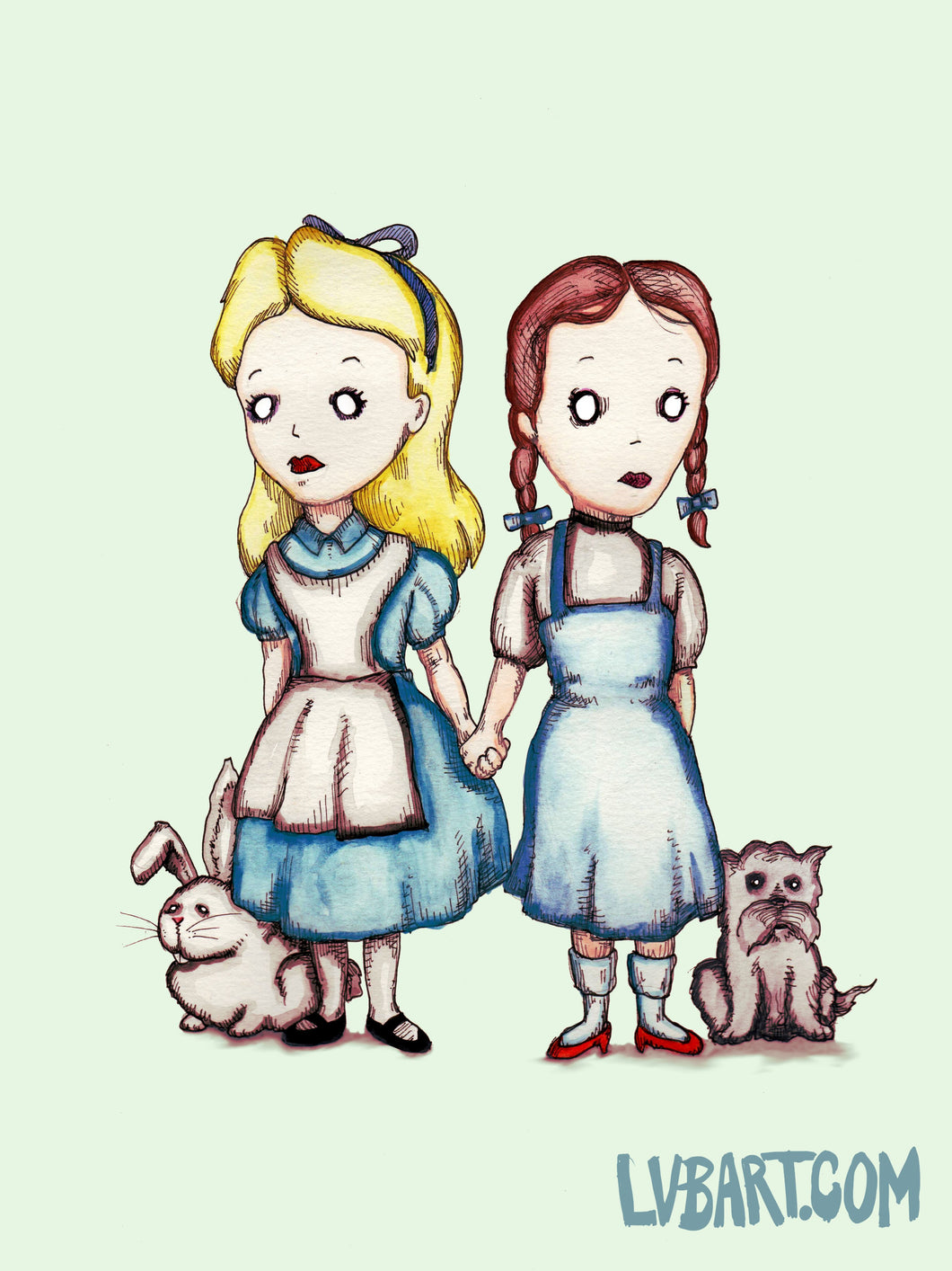 Alice & Dorothy Fine Art Print