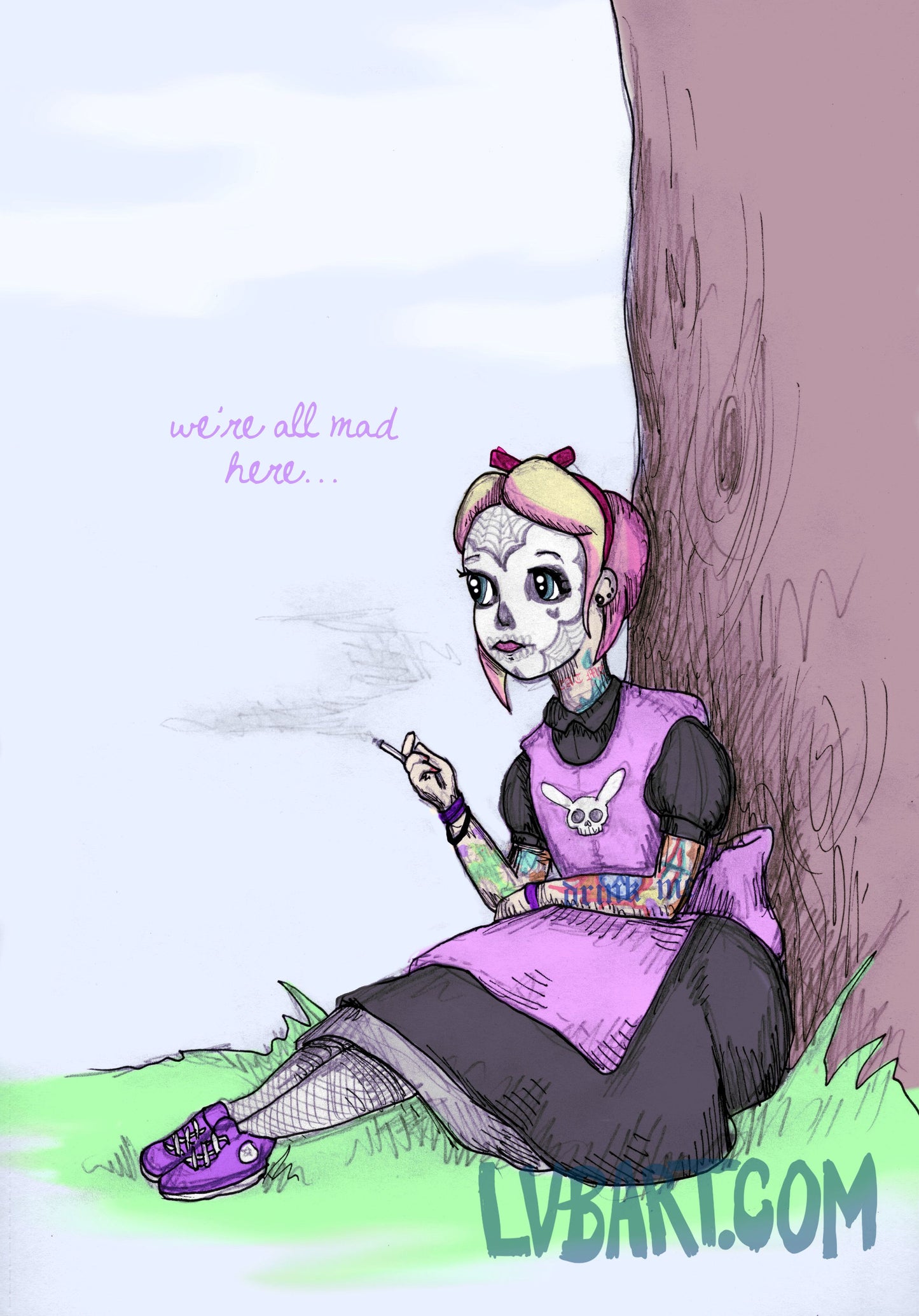 Alternative Alice Fine Art Print