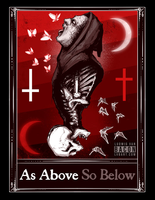 As Above So Below Tarot Fine Art Print