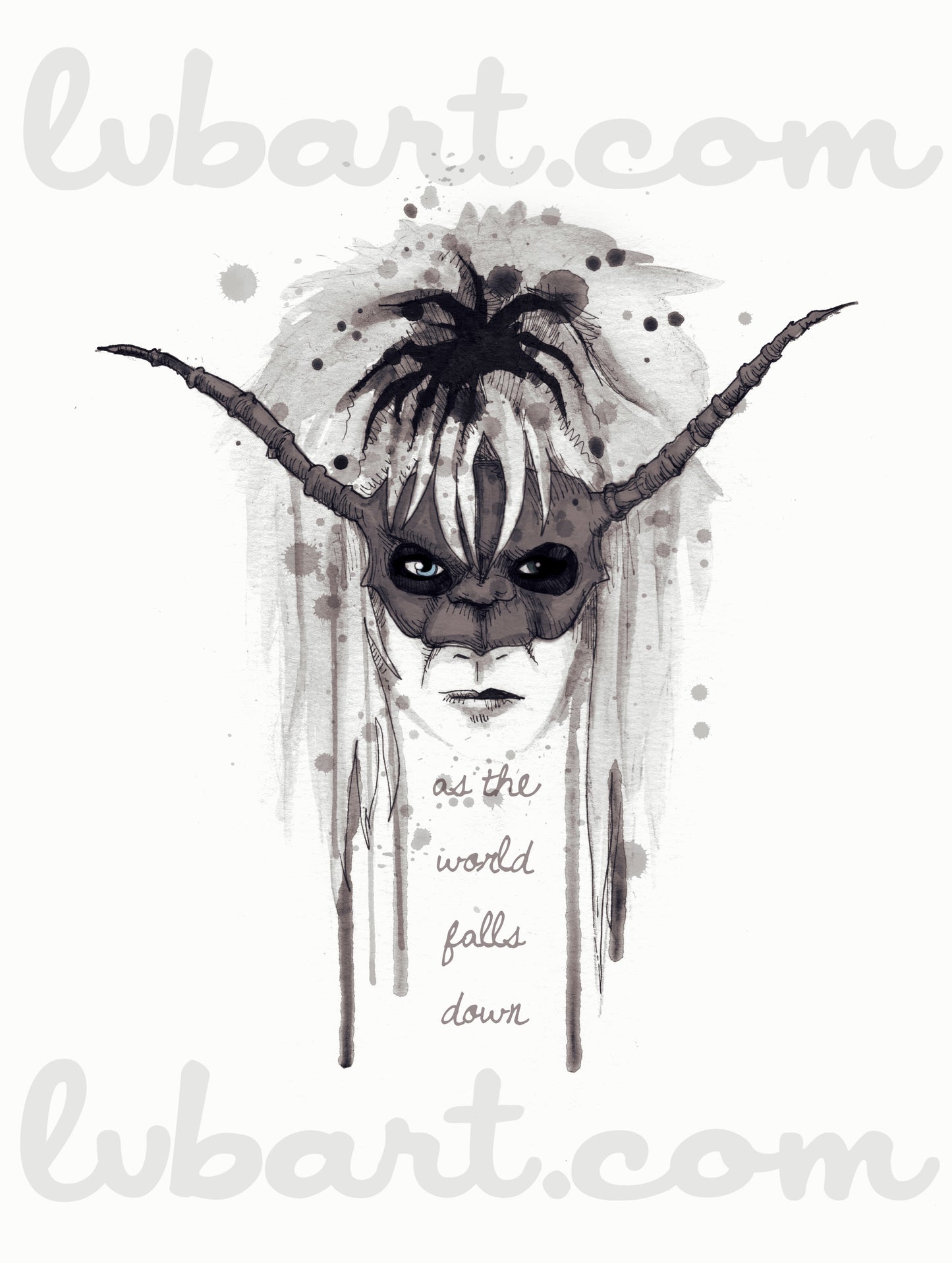 The Masquerade 2 Fine Art Print