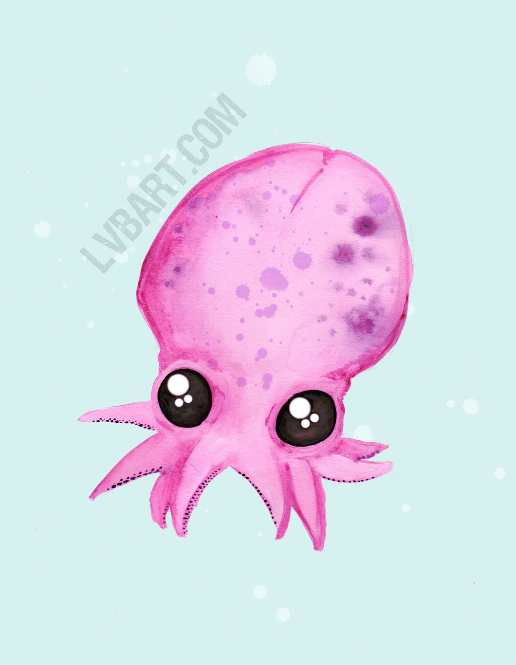 Baby Octopus Fine Art Print