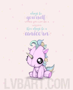 Be Yourself Unicorn Fine Art Print