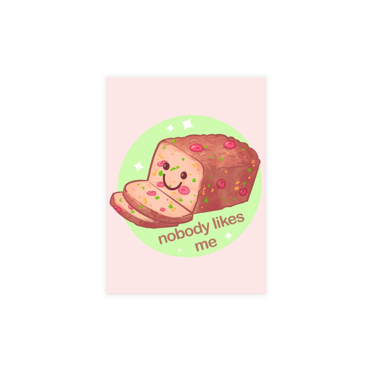 Fruitcake Greeting Card Bundles (10, 30, 50 pcs)