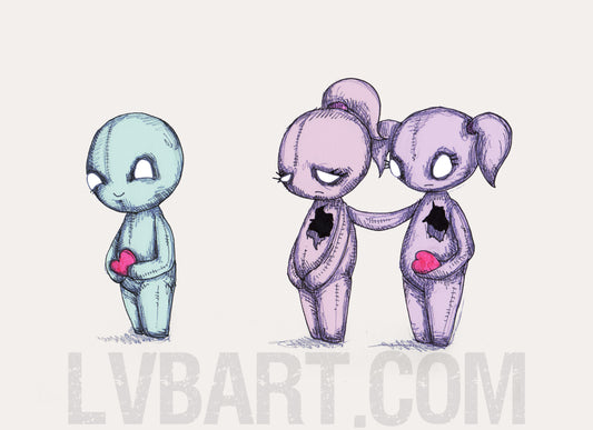 BFF Plushies Fine Art Print