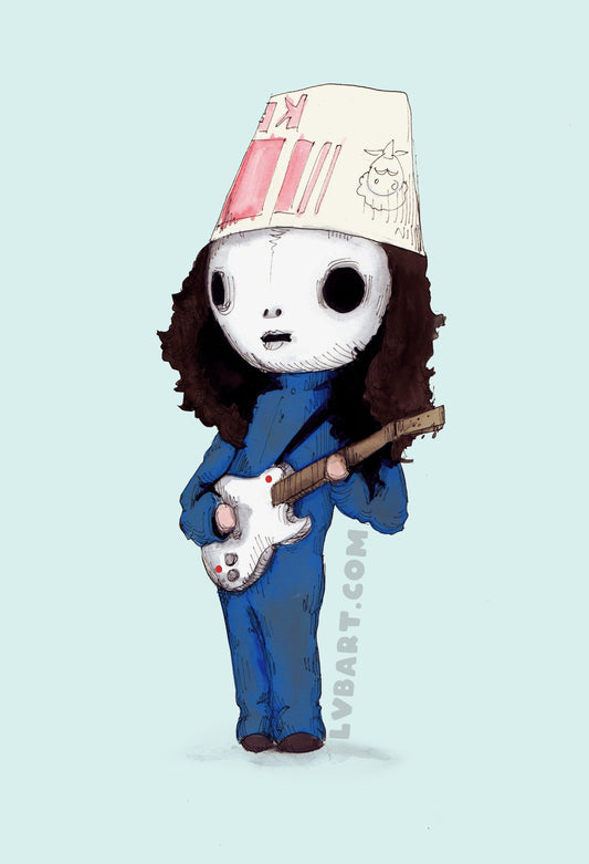 Bucket Player Fine Art Print