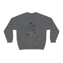 Serotonin Front + Back +Sleeve Print Unisex Heavy Blend Crewneck Sweatshirt