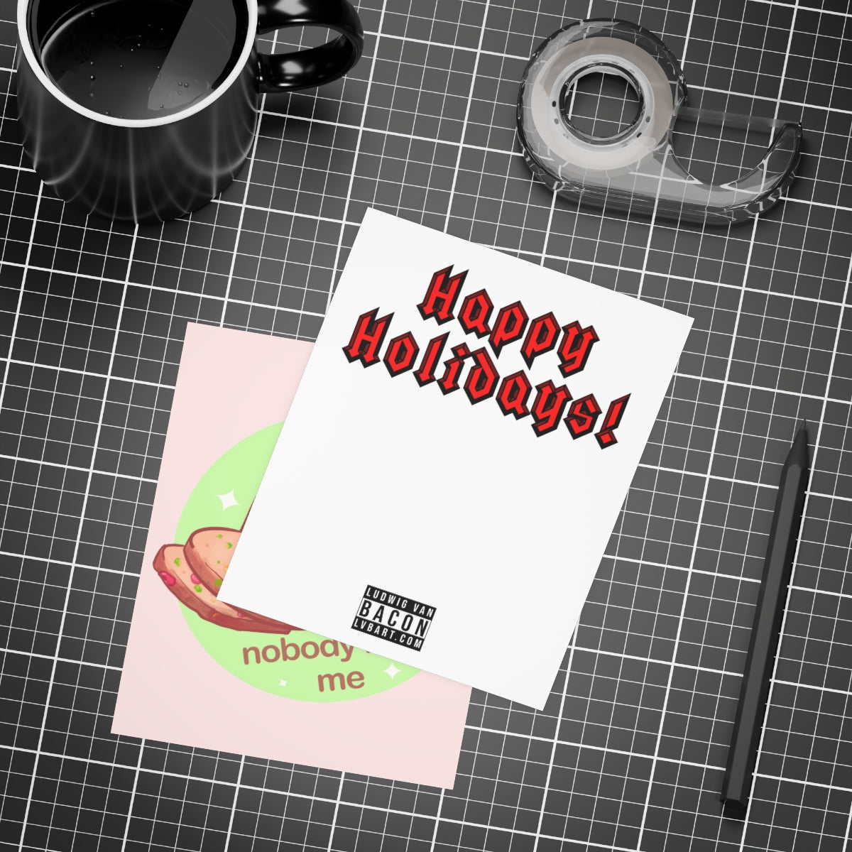 Fruitcake Greeting Card Bundles (10, 30, 50 pcs)