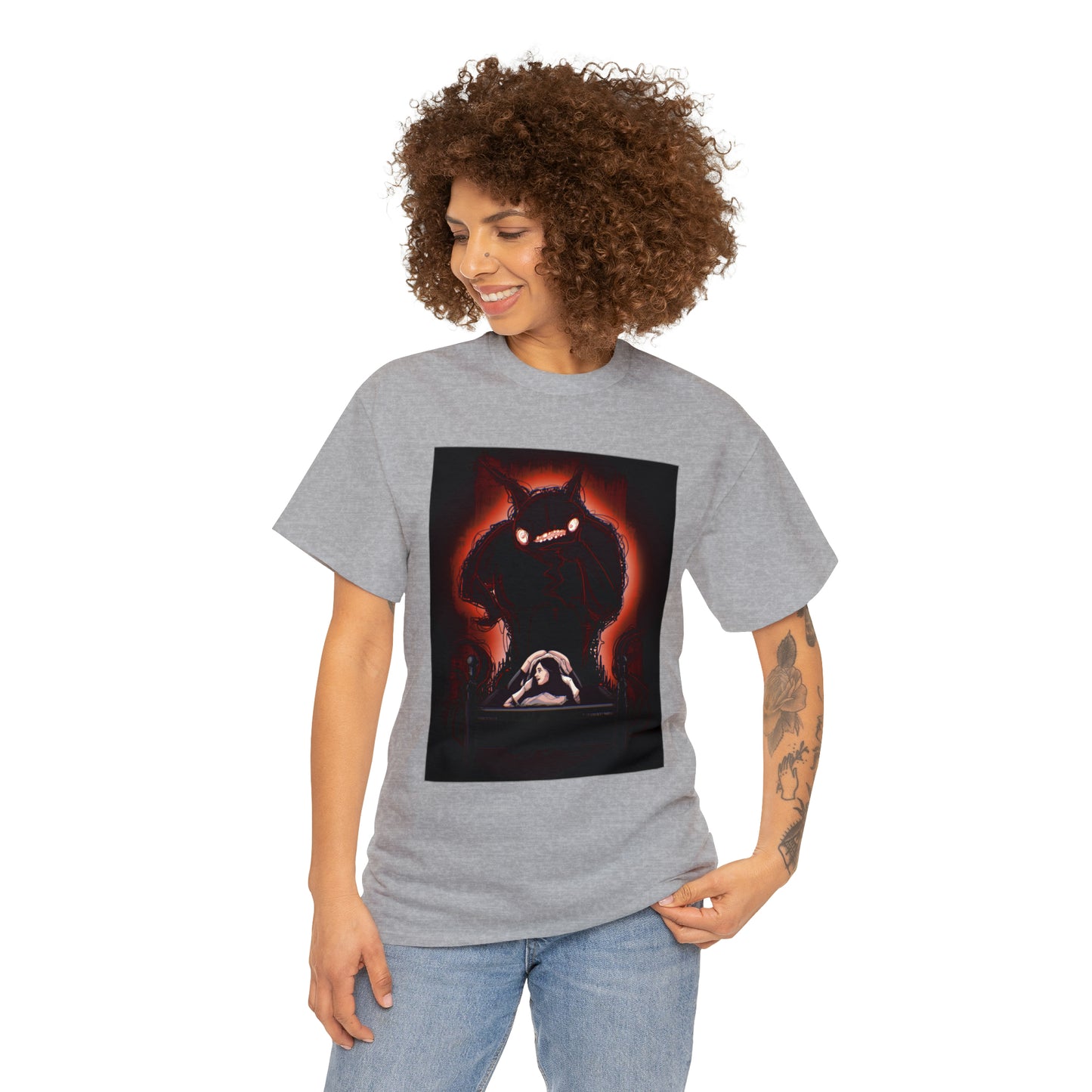 Sleep Paralysis Demon Unisex Heavy Cotton Tee