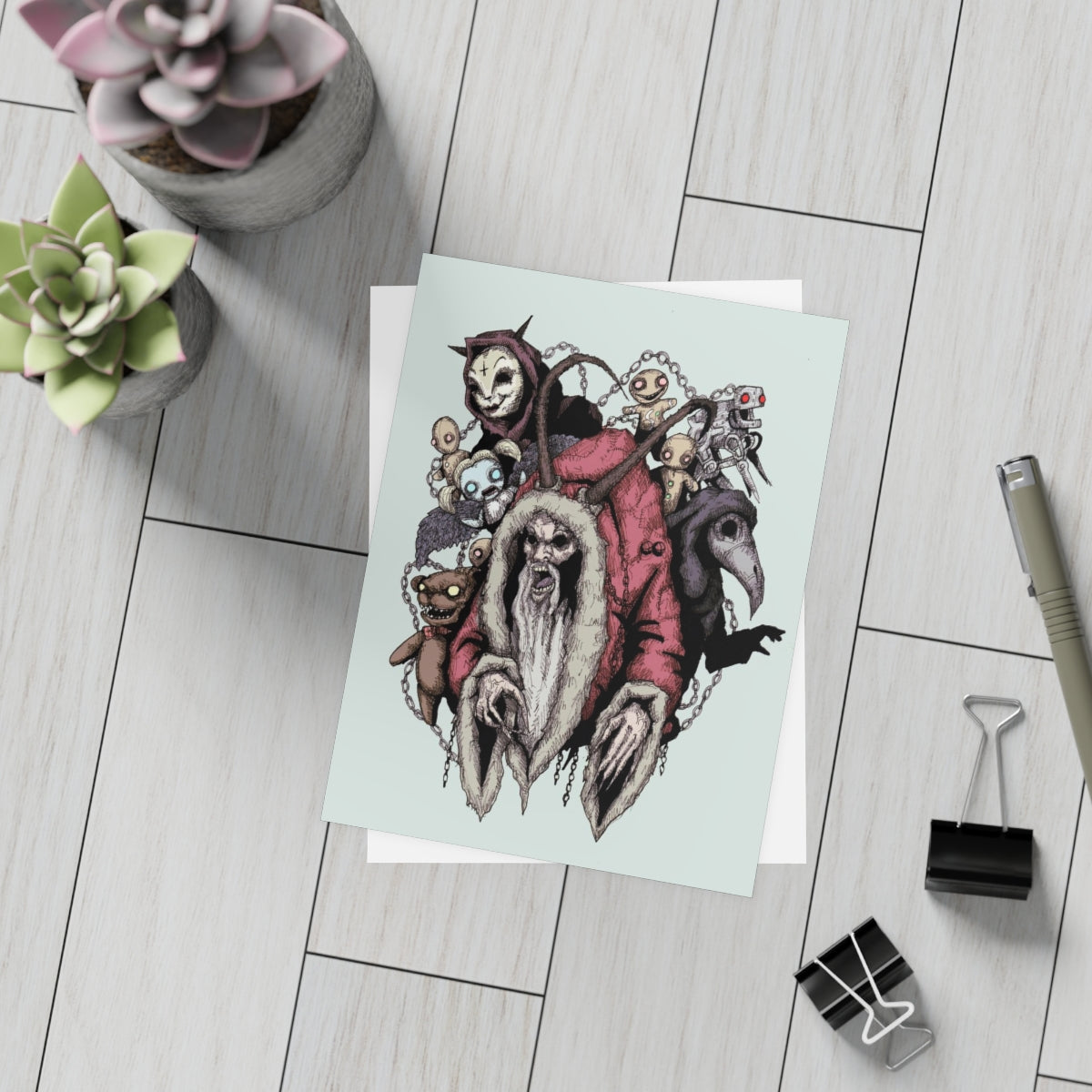 Krampus II Greeting Card Bundles (10, 30, 50 pcs)