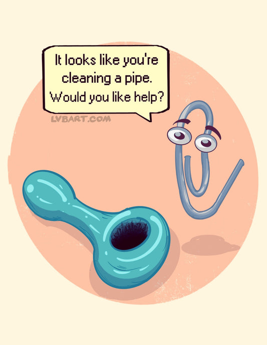 Paperclip Help Fine Art Print