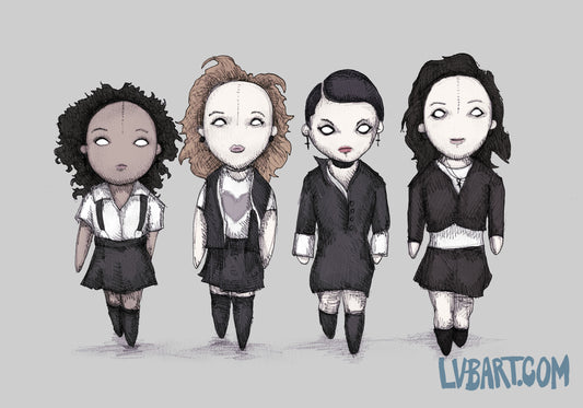 Plush Witches Fine Art Print