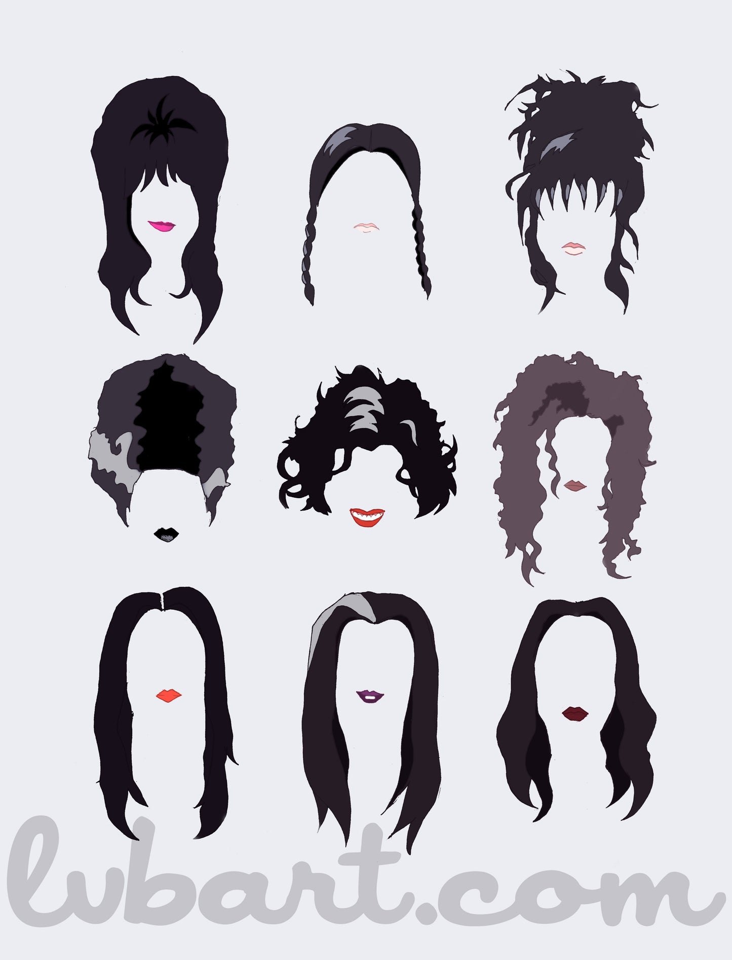 Creepy Girls Fine Art Print