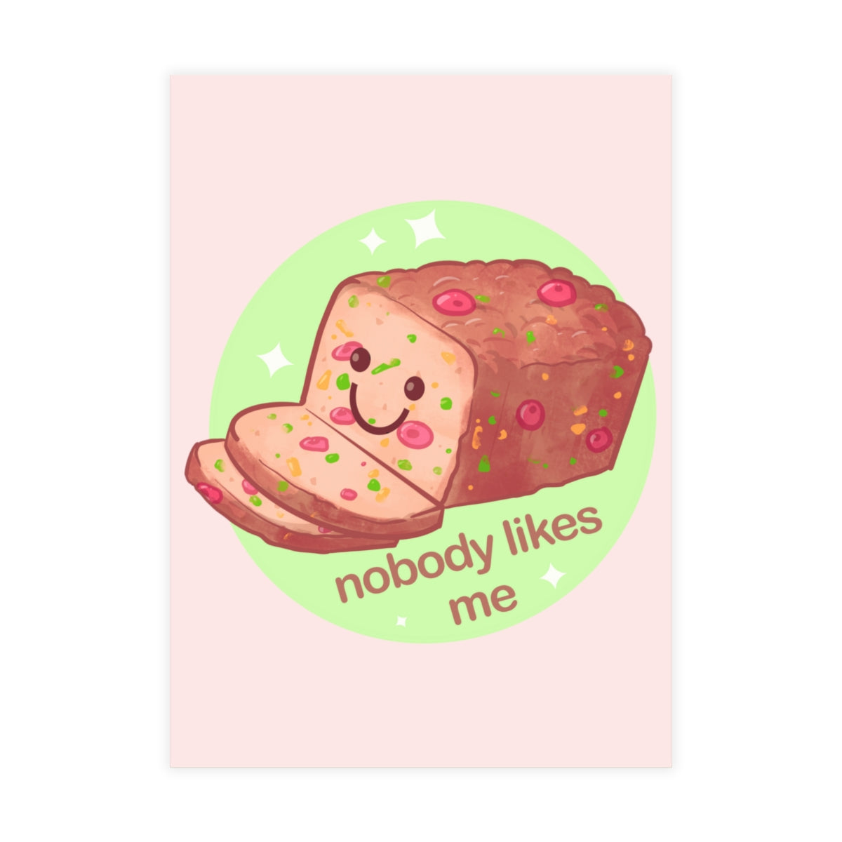 Fruitcake Greeting Card Bundles (10, 30, 50 pcs)