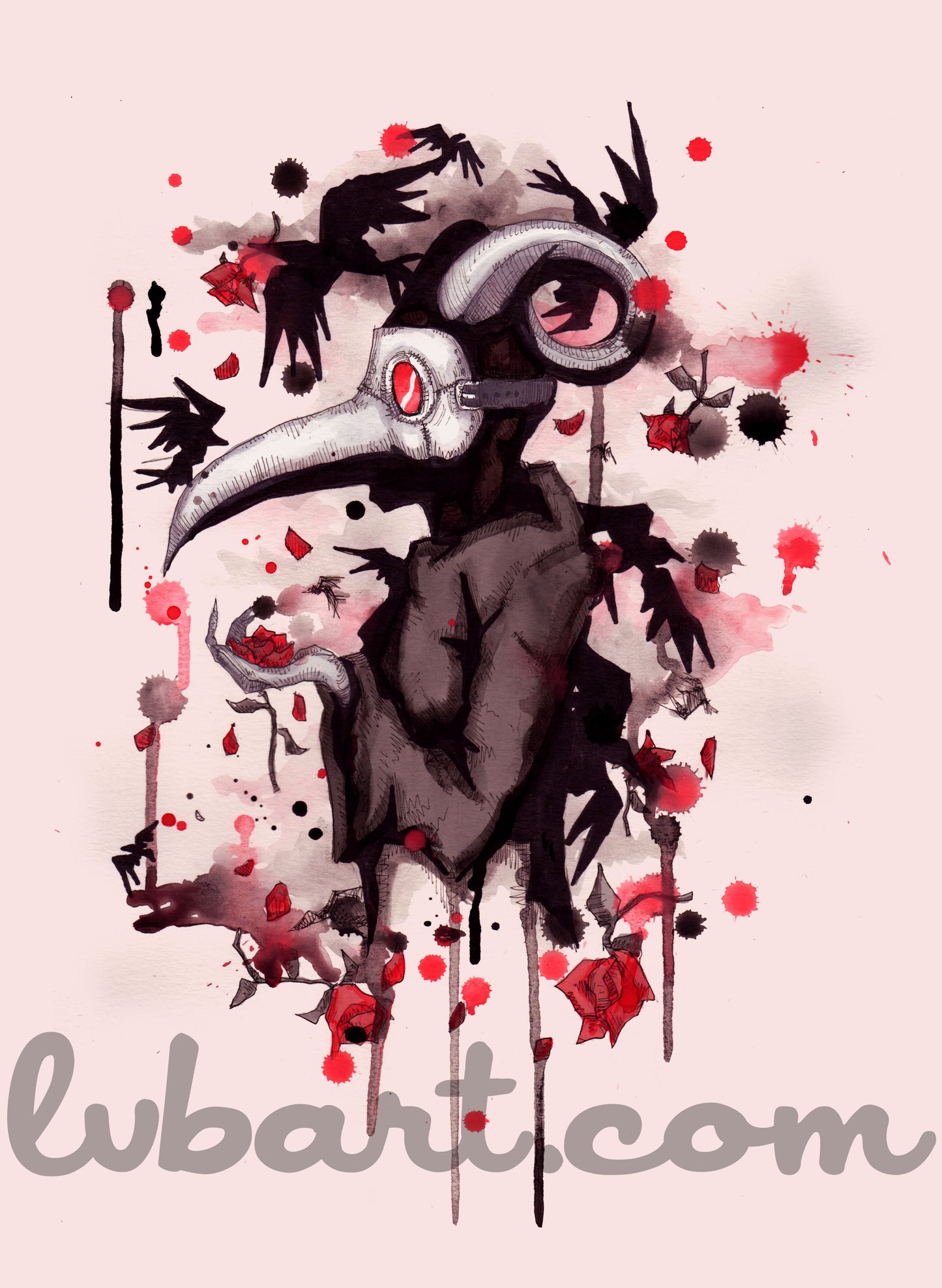 Dead Roses Fine Art Print