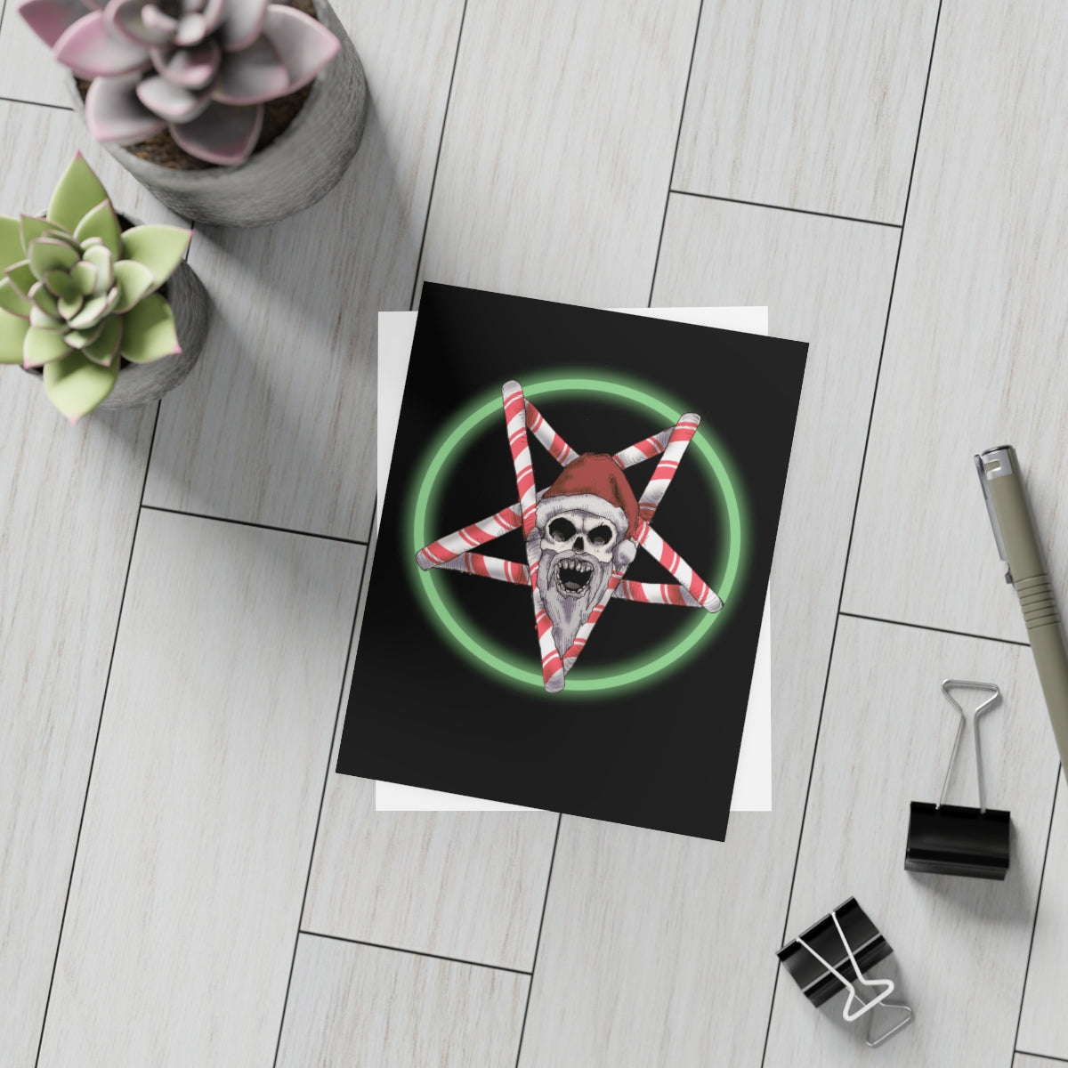 Christmas Pentagram Greeting Card Bundles (10, 30, 50 pcs)