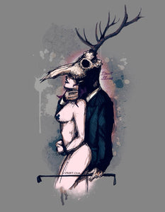 Deer Daddy Series 1: Don't Be Scared Fine Art Print
