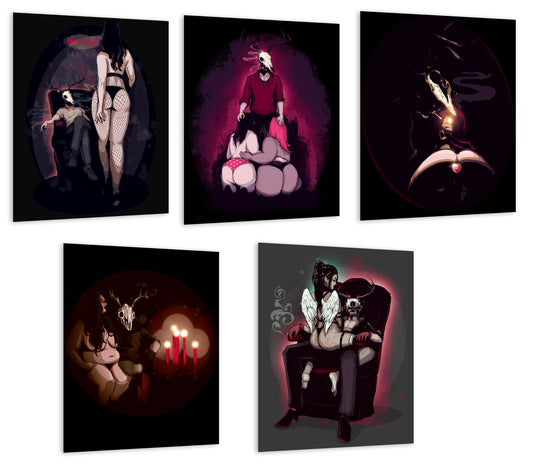 Deer Daddy Entire 5 Print Series 9 Fine Art Print