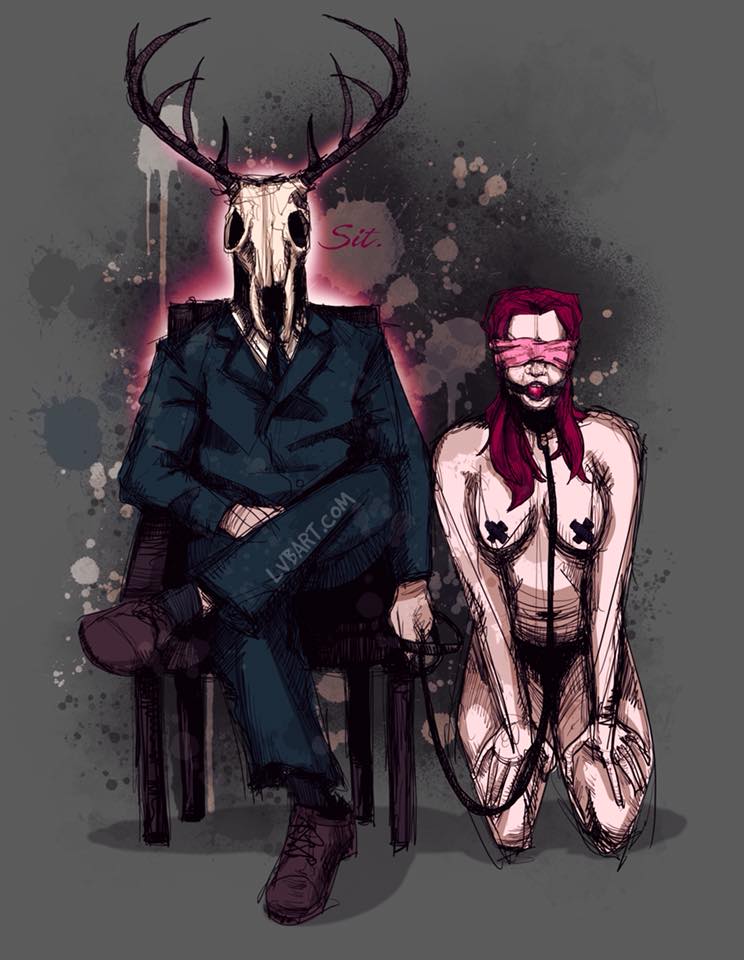 Deer Daddy Series 1: Sit Fine Art Print