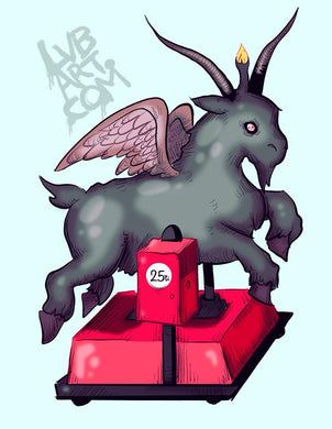 Drug Store Baphomet Fine Art Print