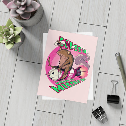Missile Toad Greeting Card Bundles (10, 30, 50 pcs)