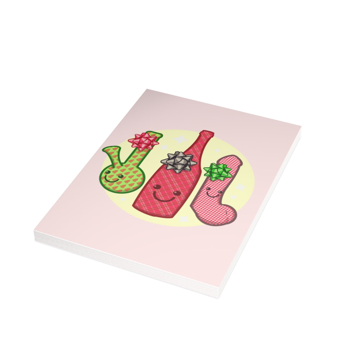 Grown Up Christmas List Greeting Card Bundles (10, 30, 50 pcs)