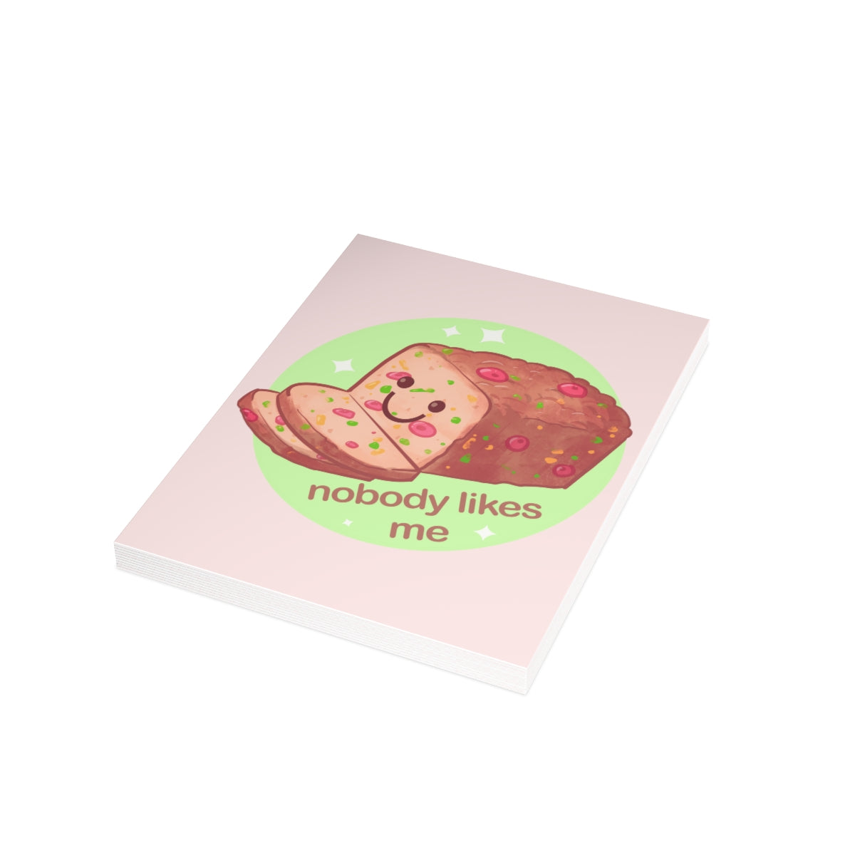 Fruitcake Greeting Card Bundles (10, 30, 50 pcs)