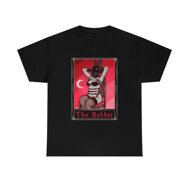 The Rabbit Tarot (Front & Back Print) Unisex Heavy Cotton Tee