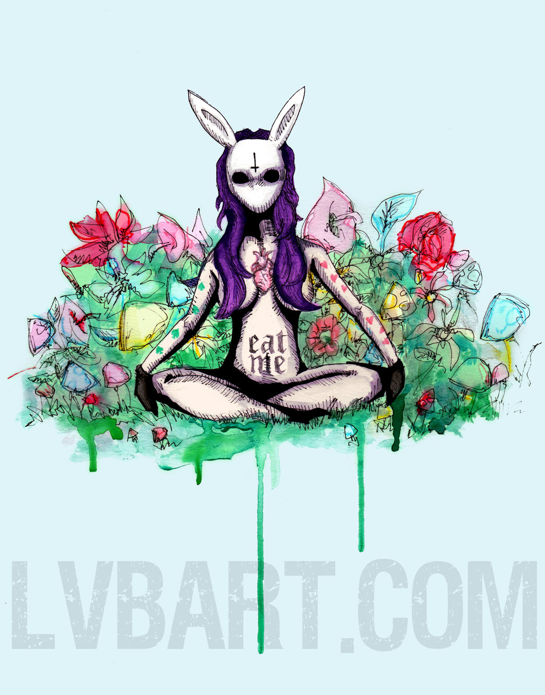 Eat Me Bunny Fine Art Print