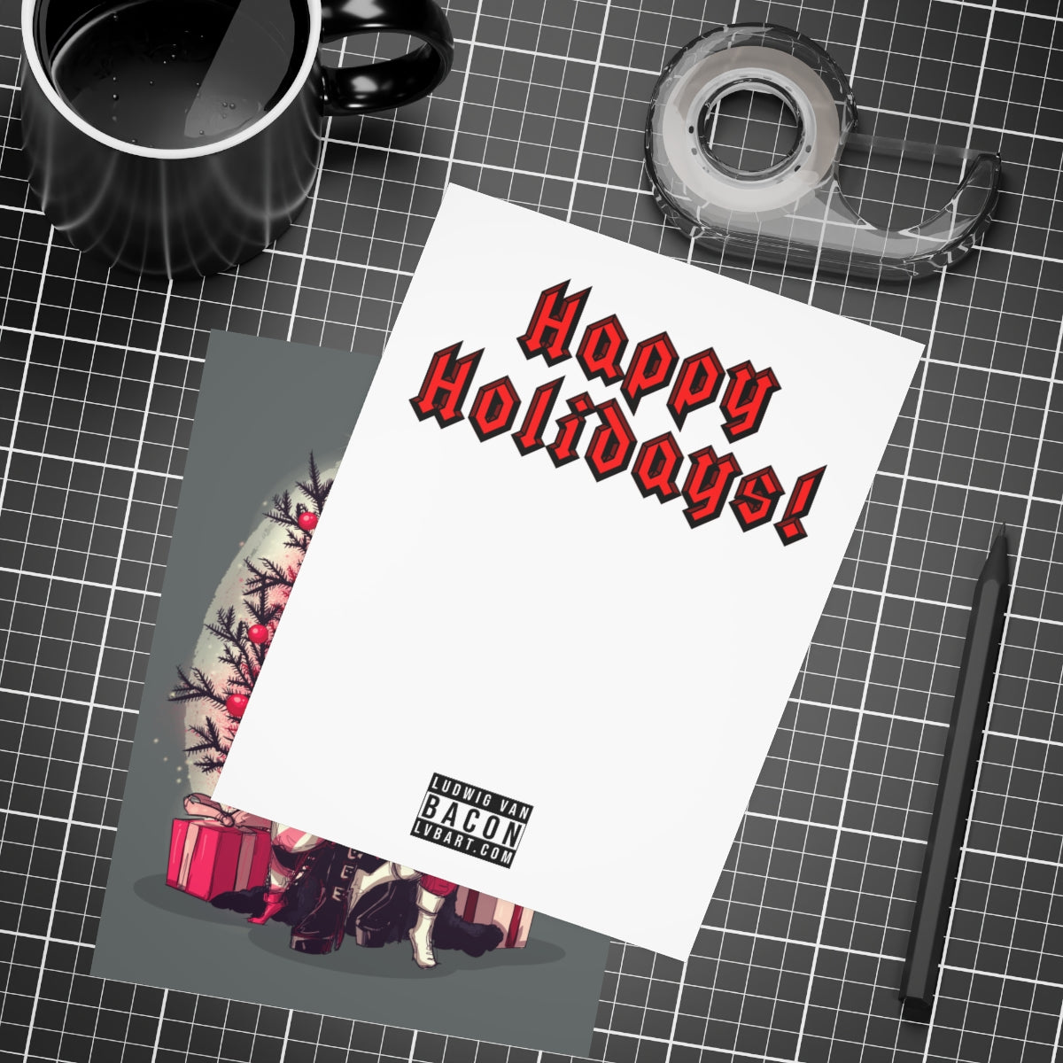 Lady Krampus Greeting Card Bundles (10, 30, 50 pcs)