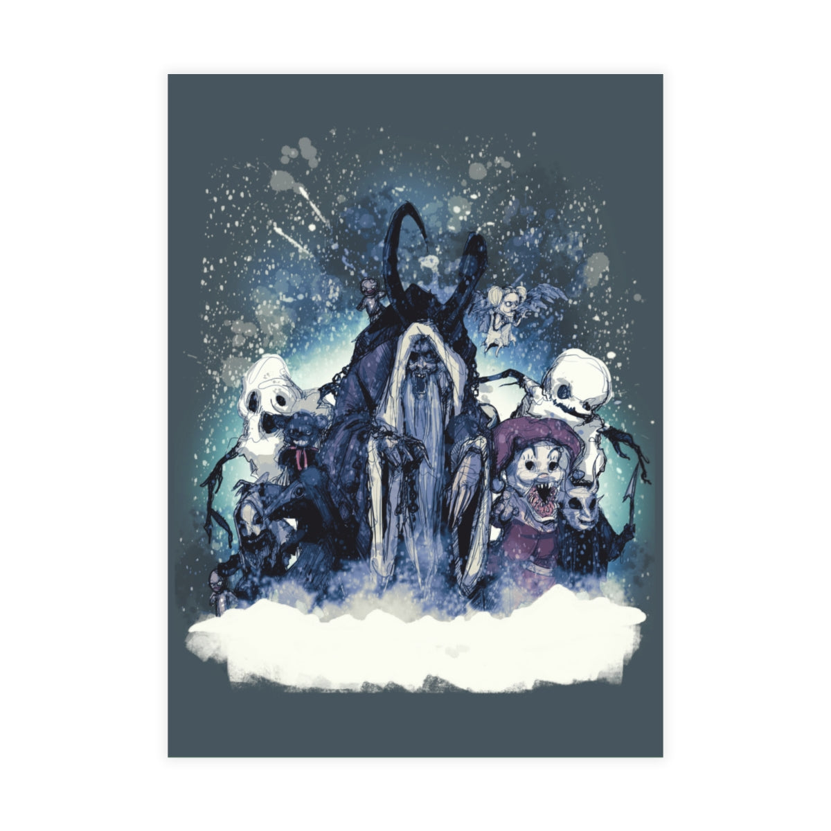 Krampus III Greeting Card Bundles (10, 30, 50 pcs)